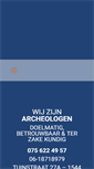 Mobile Screenshot of hollandia-archeologie.nl