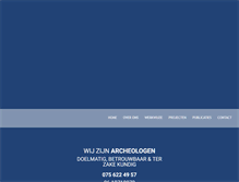 Tablet Screenshot of hollandia-archeologie.nl